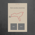 Halve marathon Amsterdam (Beige) - Gepersonaliseerde Herinneringsplaat