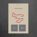 10Km Tilburg (Beige) - Gepersonaliseerde Herinneringsplaat